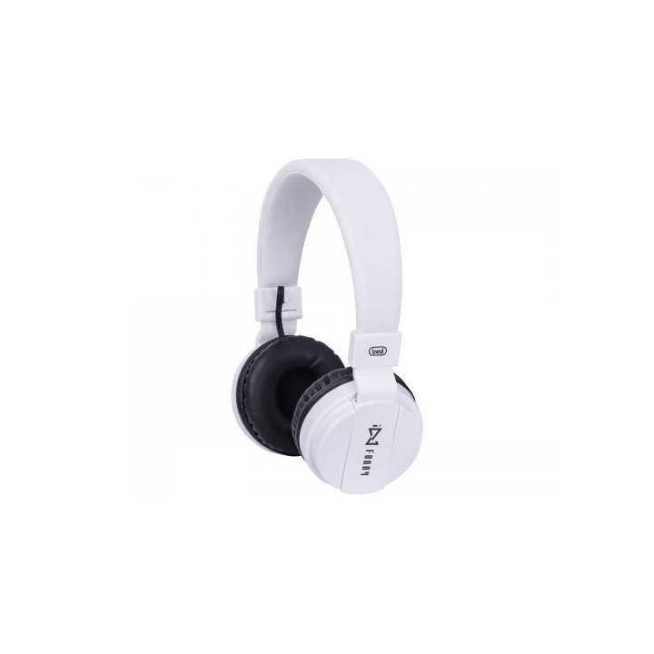 Casti audio Bluetooth DJ 1230 BT alb Trevi