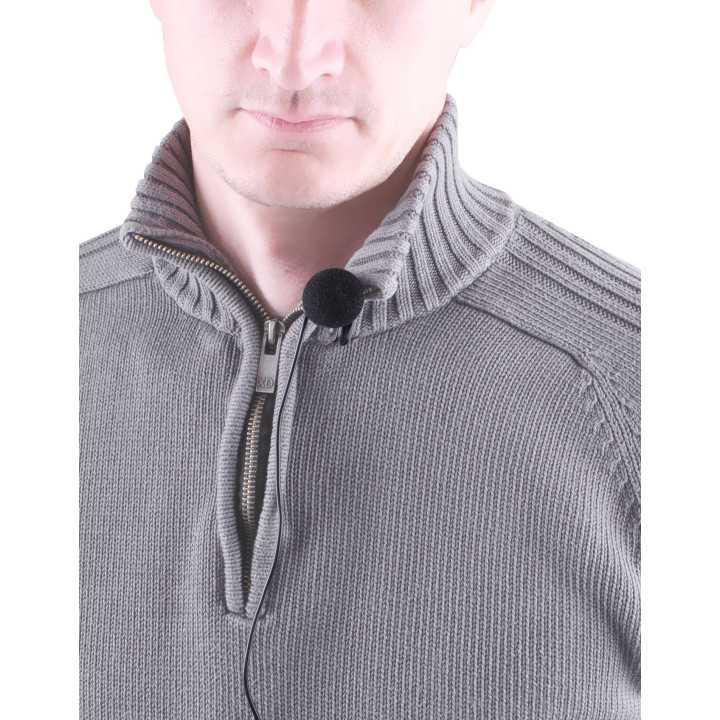 Microfon lavaliera wireless cu clip VHF EM 408 R Trevi