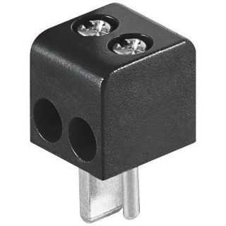 Mufa difuzor tata cu surub negru Goobay