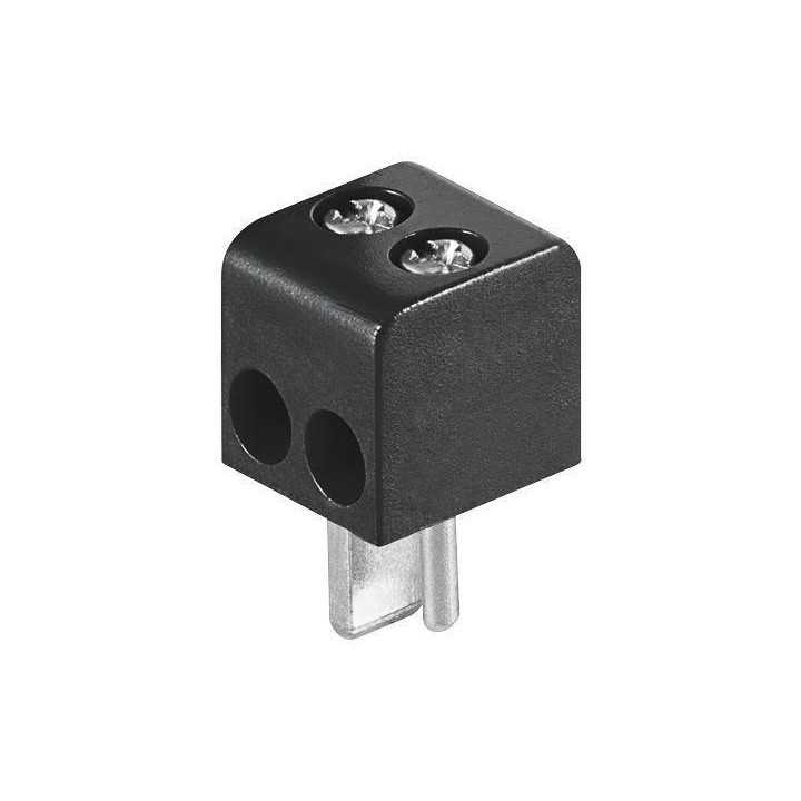 Mufa difuzor tata cu surub negru Goobay