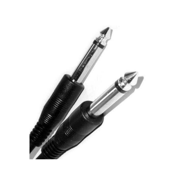 Cablu audio 3m JACK 6.35 mm MONO tata - 6.35 mm MONO tata