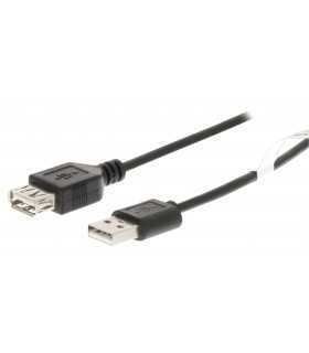 Cablu extensie USB 2.0 A tata - USB A mama 1m VALUELINE
