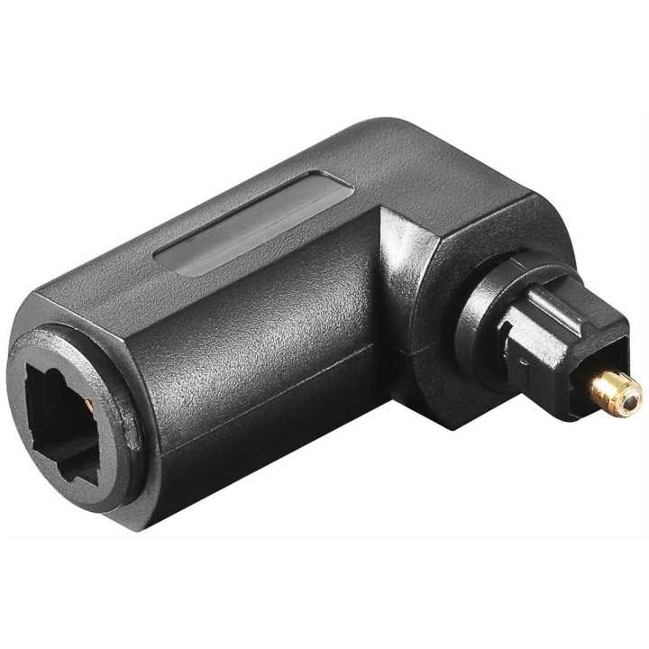 Adaptor audio TOSLINK tata - TOSLINK mama 90 grade Goobay
