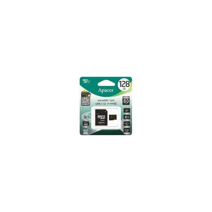 Card microSDXC UHS-I 128GB clasa 10 cu adaptor SD Apacer