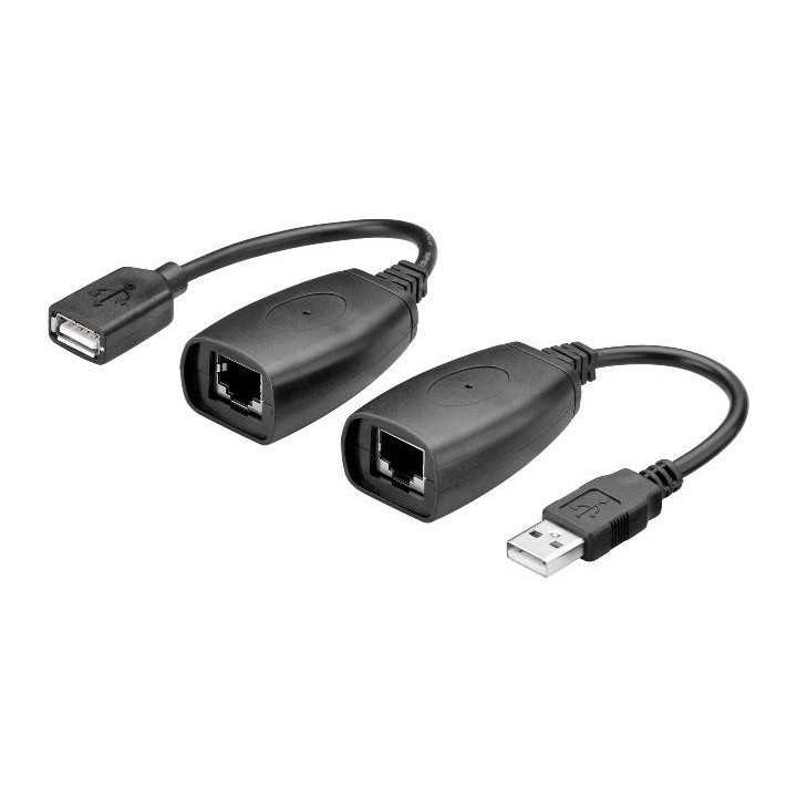 Adaptor prelungitor USB la CAT5 EXTENDER max. 40m USB2-EXT-ETH-40M