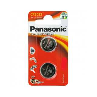 Baterii CR2032 Panasonic 3V LITHIUM 20x3.2mm 2buc blister