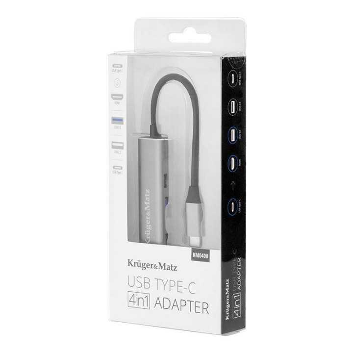 HUB USB Type C - HDMI USB3.0 USB 2.0 +USB Type C KRUGER&MATZ