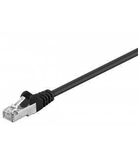 Cablu FTP negru CAT5e 0.5m Goobay