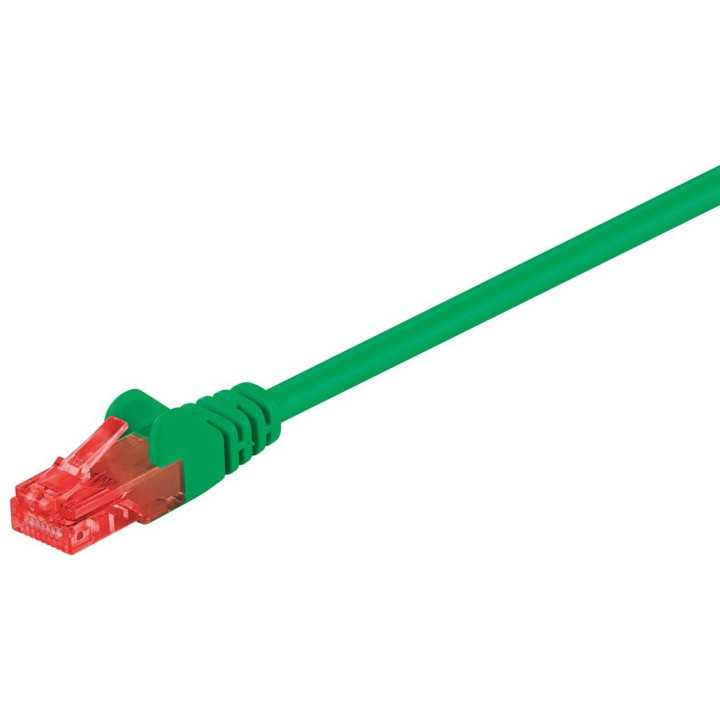 Cablu UTP Cat6 0.5m patch cord verde Goobay