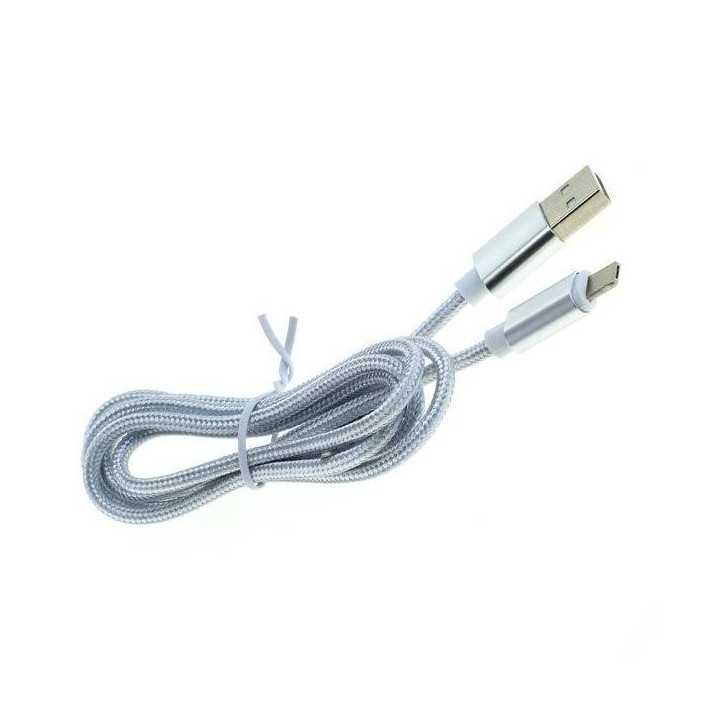 Cablu 1m USB2.0 2in1 - micro USB +Lightning iPhone 2.1A OTB