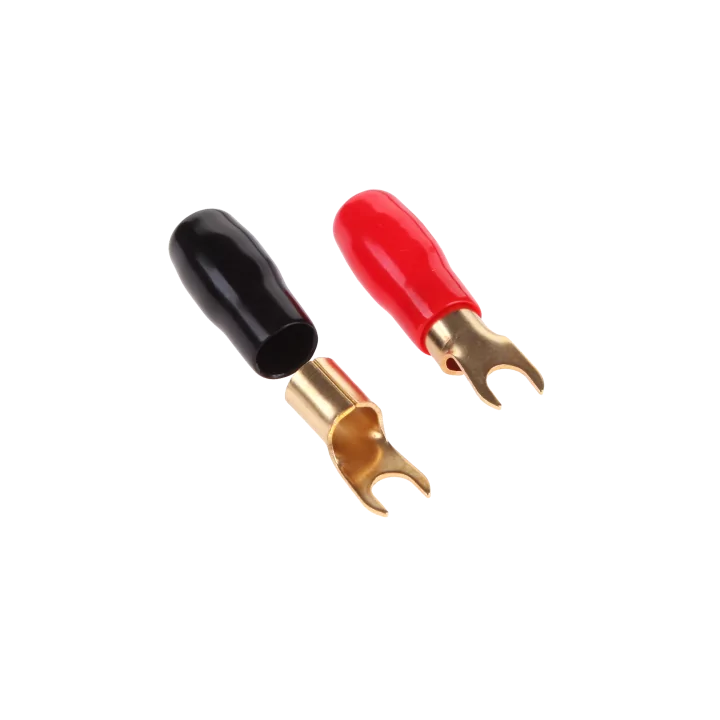 Conector cablu 0.5/8mm 1buc rosu/negru
