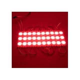 Modul 3 LED-uri 12V 1.5W 150lm SMD2835 rosu IP67 V-TAC