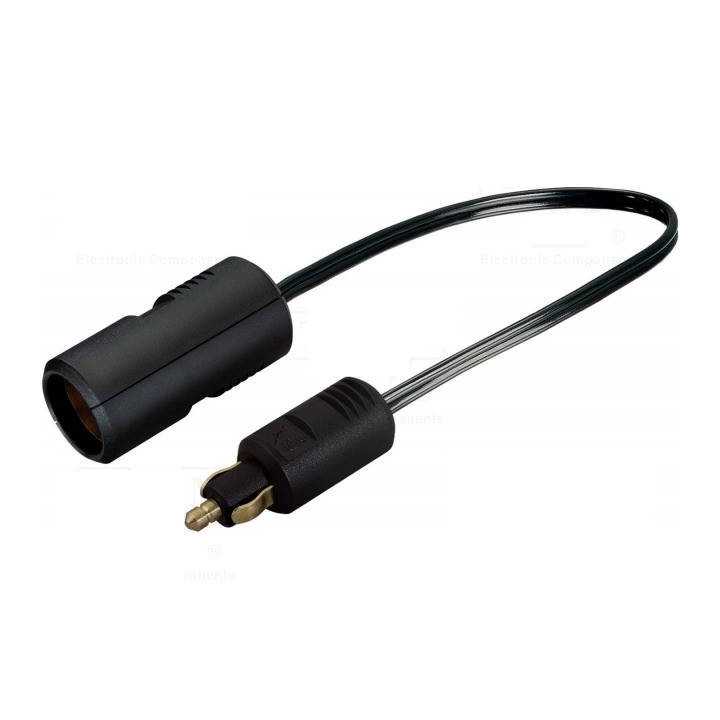 Prelungitor bricheta auto mama x1 de la 12 la 21 mm 8A 12÷24VDC 25cm neagra PRO CAR 67882000