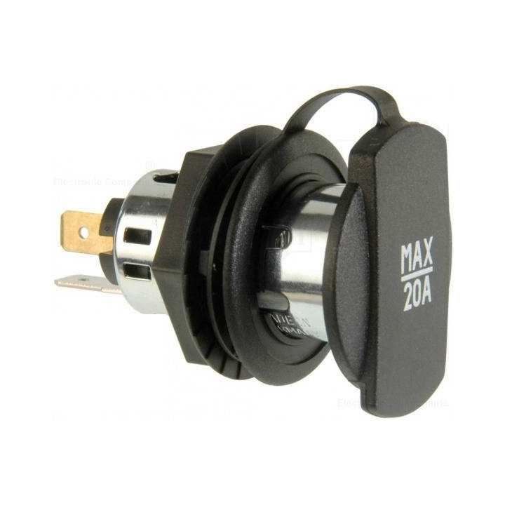 Adaptor mufa mama bricheta auto x1 20A 12÷24VDC PRO CAR 68140800