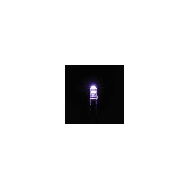 LED 3mm violet (lavender) 30° Parte frontala convex 5÷5 4lm OPTOSUPPLY OSCD4L3131A