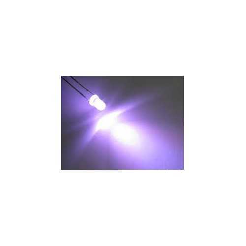 LED 5mm violet (lavender) 2.8-3.6V 5.4lm 15° Parte frontala convex OPTOSUPPLY OSCD4L5111A