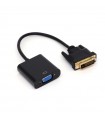Cablu adaptor DVI-D 24+1 tata - VGA mama 0.2m Full HD 1080p 60Hz