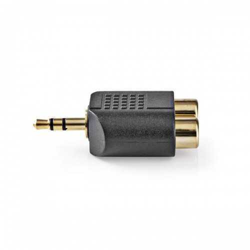 Adaptor Audio Stereo Jack 3.5 mm tata - 2x RCA mama aurit Nedis