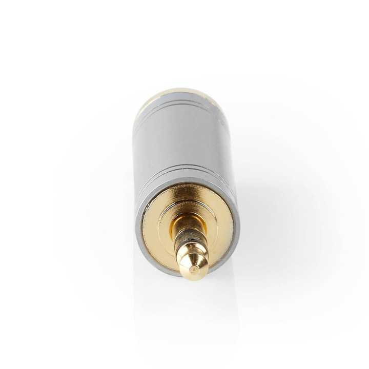 Adaptor Stereo JACK 3.5 mm tata - 6.35 mm mama metal NEDIS