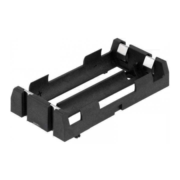 Suport acumulatori MR18650 x2buc Montare PCB KEYSTONE 1049