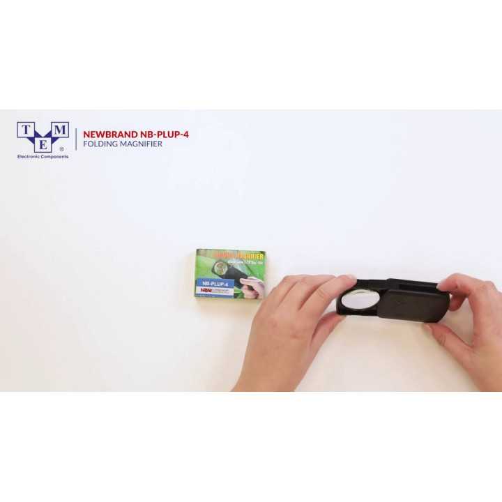 Lupa pliabila Marire 10X lentila 45mm NEWBRAND NB-PLUP-4