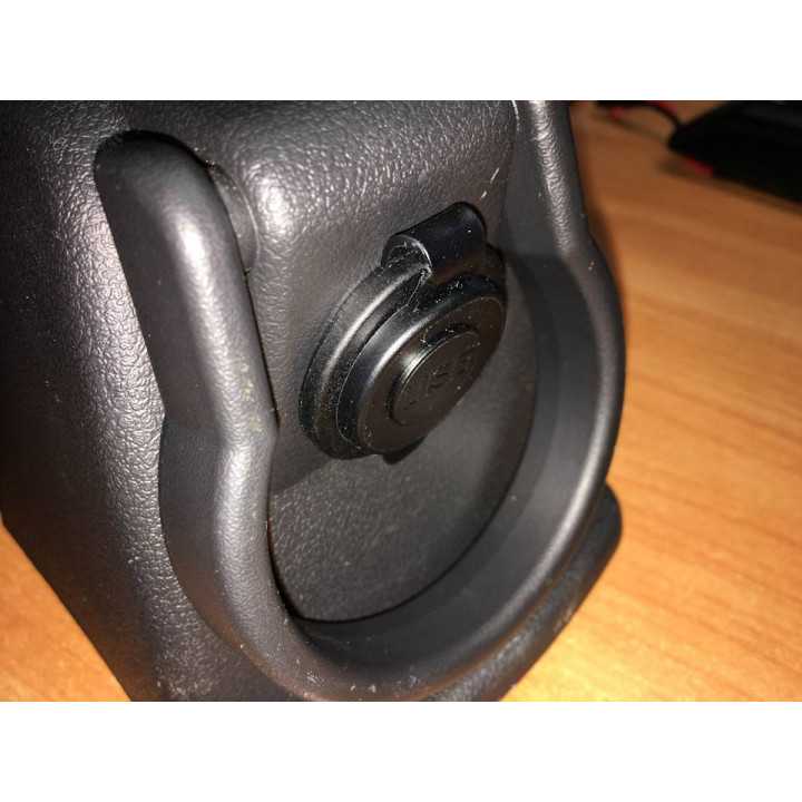 Adaptor mufa mama bricheta auto x1 neagra 20A de panou 12-24VDC SCI A13-142A