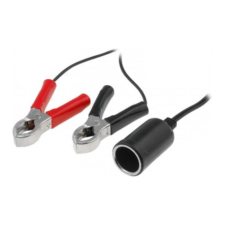 Cablu adaptor mama bricheta auto mama la clips crocodili cu cablu 50cm 5A SCI A13-40A23A1