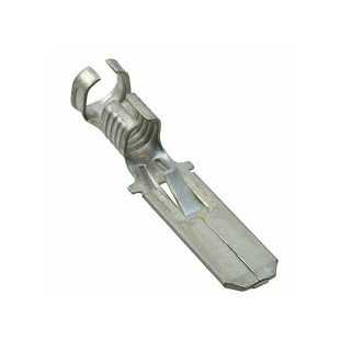 180409-2 Terminal papuc plat 6.3mm 0.8mm tata 4/6mm2 crimpat pe cablu drept TE Connectivity