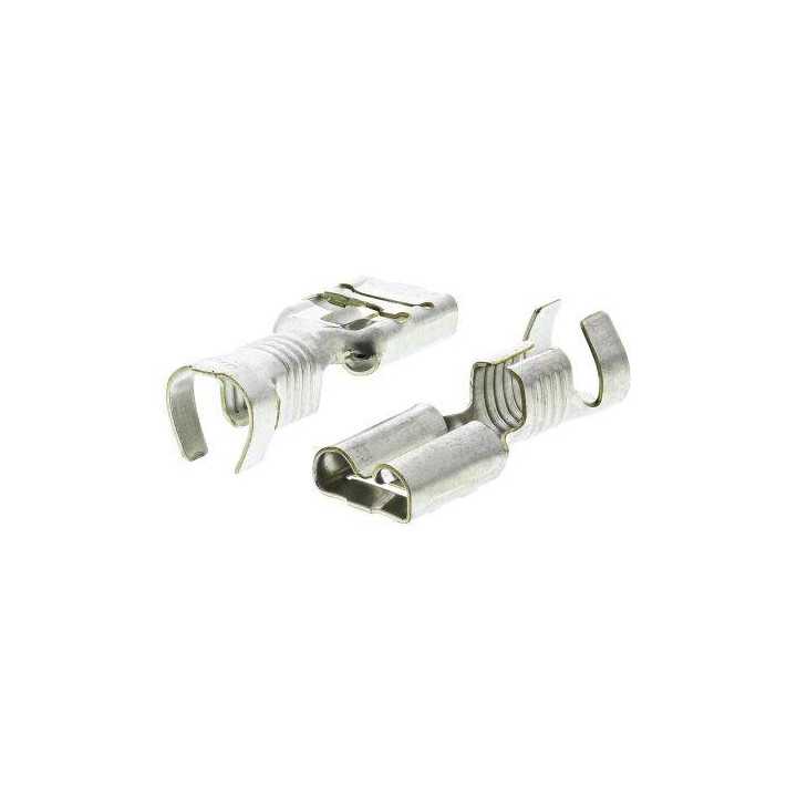 3835T.67 Terminal papuc plat 9.5mm 1.2mm mama 4/6mm2 crimpat pe cablu drept VOGT