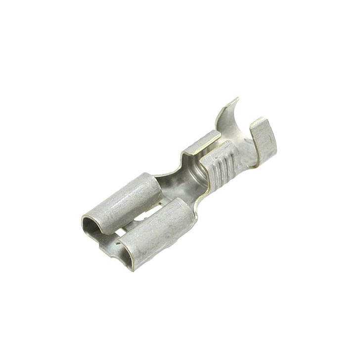 3835T.67 Terminal papuc plat 9.5mm 1.2mm mama 4/6mm2 crimpat pe cablu drept VOGT