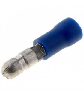 ST-041/B Terminal papuc rotund tata 5mm 1.5/2.5mm2 crimpat pe cablu albastru NINIGI