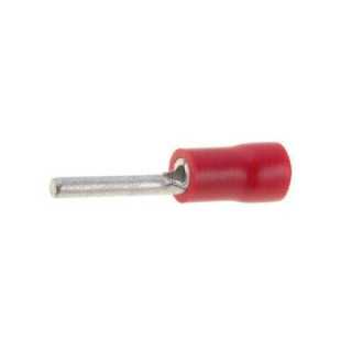 Terminal papuc cu pin din sarma 1.9mm 0.5/1.5mm2 crimpat izolata rosu NINIGI ST-070/R