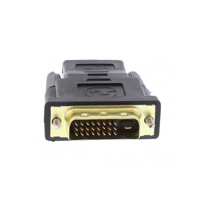 Adaptor HDMI 19 pini mama - DVI-D 24+1 pini tata aurit Well