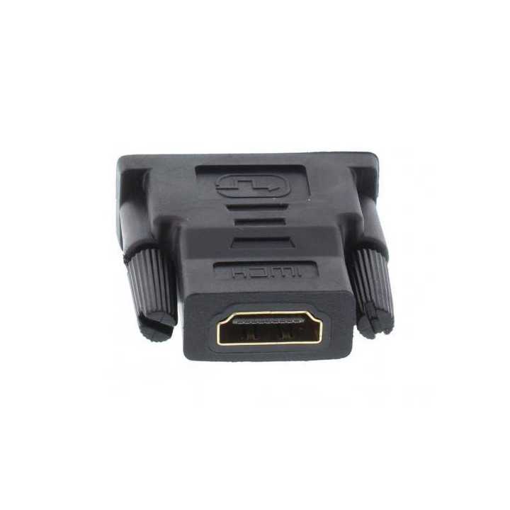 Adaptor HDMI 19 pini mama - DVI-D 24+1 pini tata aurit Well