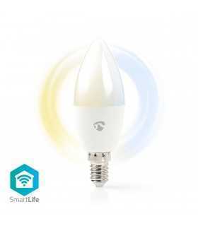Bec LED Smart WiFi reglare culoare lumina E14 Nedis