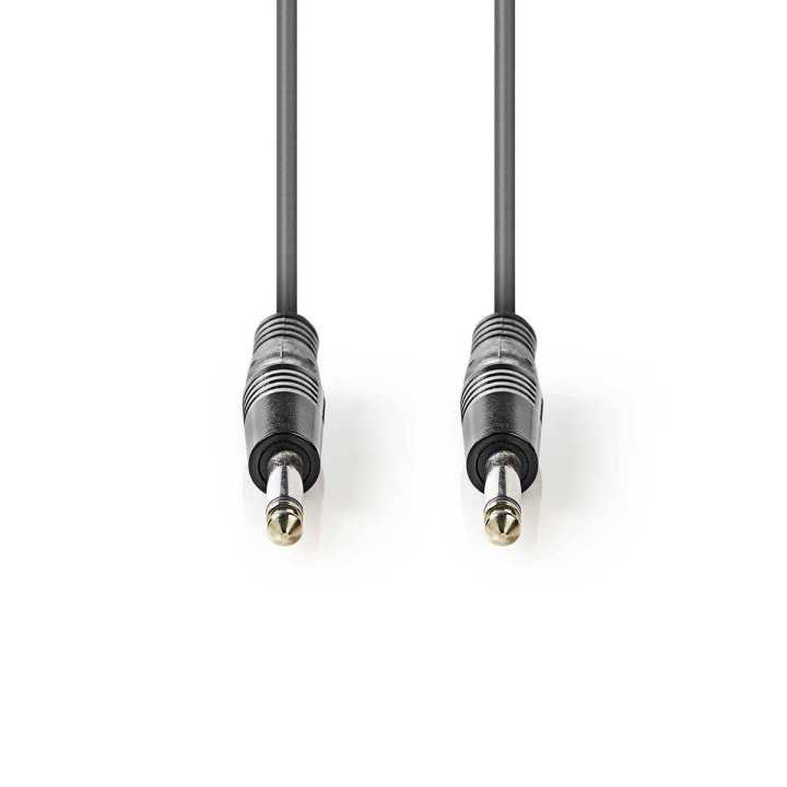 Cablu audio Jack Mono 6.35 mm tata - Jack Mono 6.3 mm tata 5m Nedis