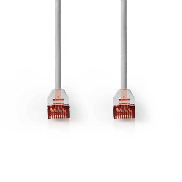 Cablu FTP CAT6 patch cord 2m gri RJ45-RJ45 Nedis
