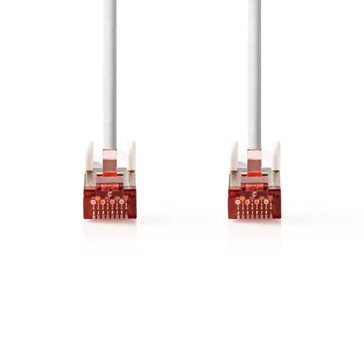 Cablu SFTP CAT6 7.5m RJ45 tata - RJ45 tata alb Nedis