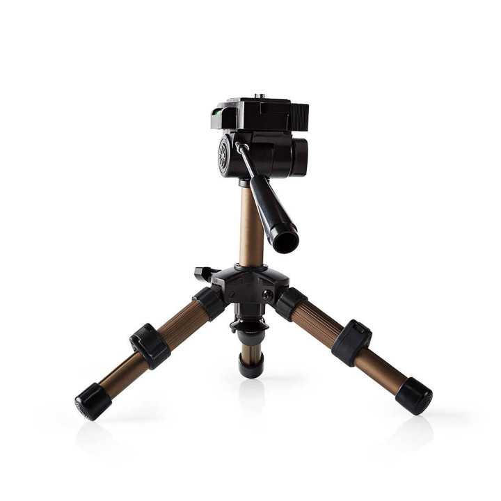 Tripod profesional extensibil aluminiu 22cm capacitate max 1kg argintiu NEDIS