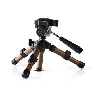 Tripod profesional extensibil aluminiu 22cm capacitate max 1kg argintiu NEDIS