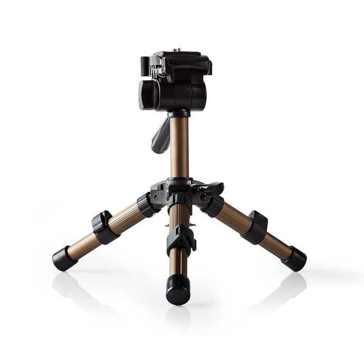 Tripod profesional extensibil aluminiu 22cm capacitate max 1kg argintiu NEDIS