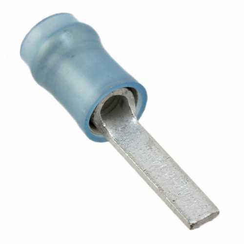 Capat plat 2.92mm 1.04/2.62mm2 crimpat pe cablu izolata albastru TE Connectivity 131330