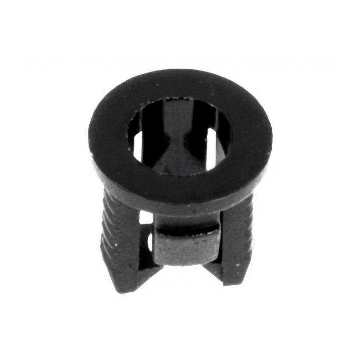 Suport pentru LED 3mm monobloc neagra UL94V-2 L 5.7mm FIX&FASTEN FIX-LED3-4