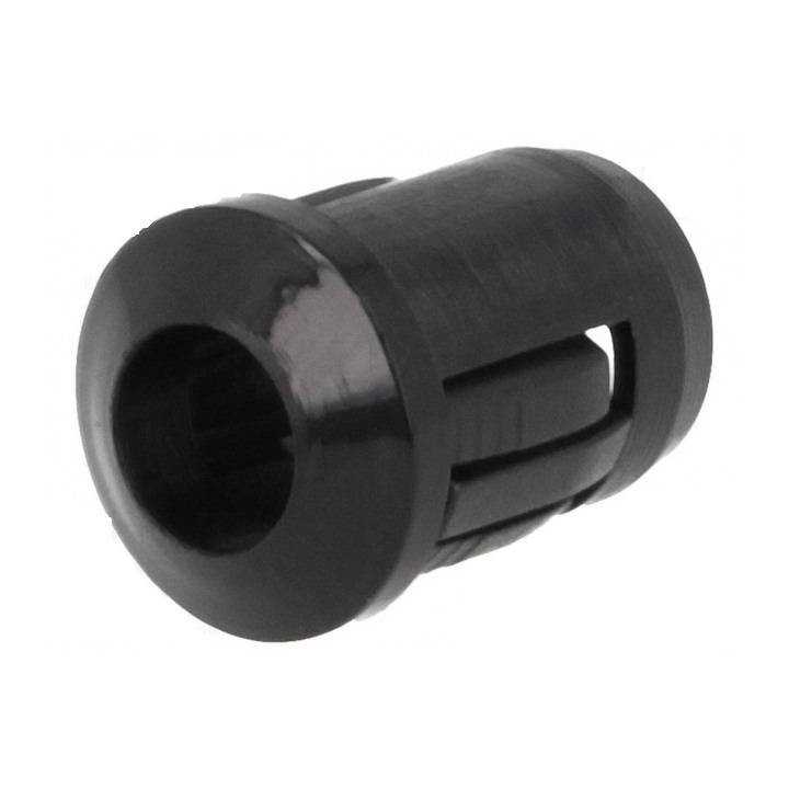 Suport pentru LED 5 mm monobloc neagra UL94V-2 L 12.5 mm FIX&FASTEN FIX-LED5-3