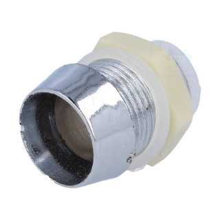 Montura pentru LED 10mm crom ABS incastrat L2 13mm