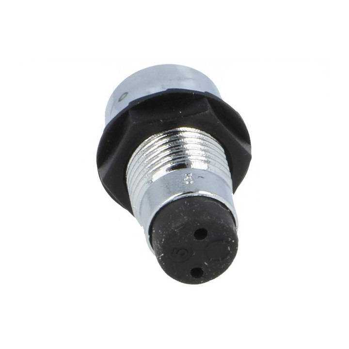 Montura pentru LED 5mm 8mm Montare pe panou Subtip concav SCI R9-107 CHROME