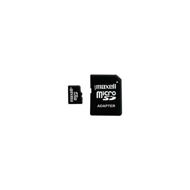 Card MicroSDXC Maxell UHS-1 Secure Digital 128GB cu adaptor SD clasa 10 citire 80MB/s scriere 20MB/s