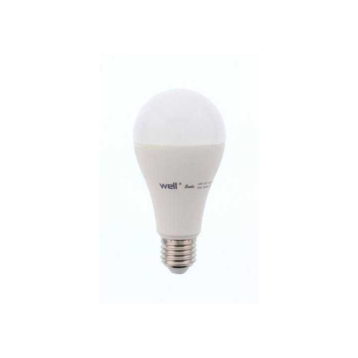 Bec cu LED A65 E27 15W 230V lumina calda Basic Well