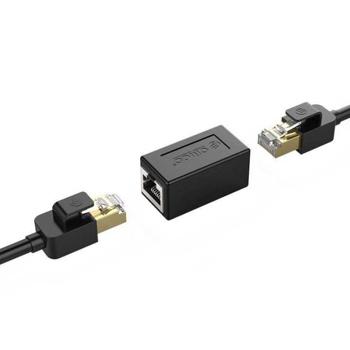 Adaptor prelungitor cablu de retea Cat6 UTP 1000Mbs RJ45 mama-mama Orico PUG-MTM negru