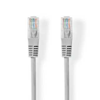 Cablu UTP Nedis Cat5e mufat 0.5m patch cord gri